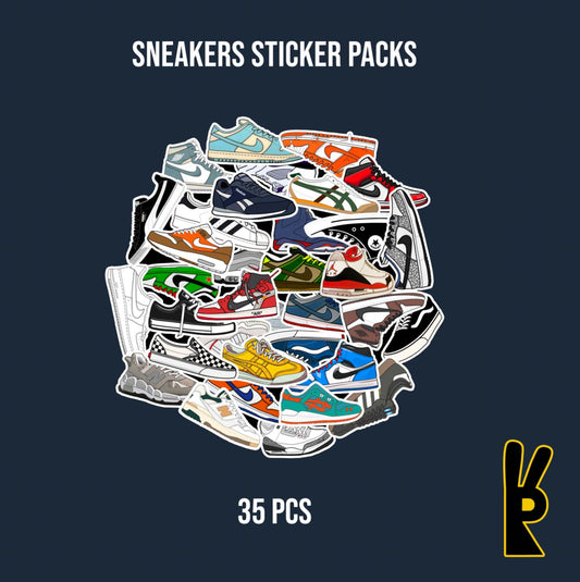 Sneakers Sticker Packs 35 Pcs